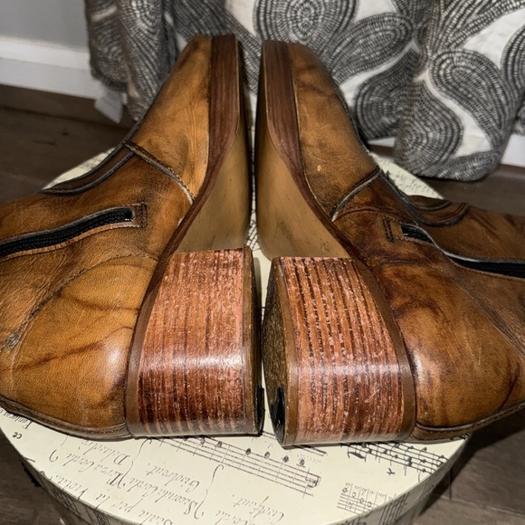Brentmoor Vintage Marbled Leather Men’s Ankle Boots - Picture 5 of 6